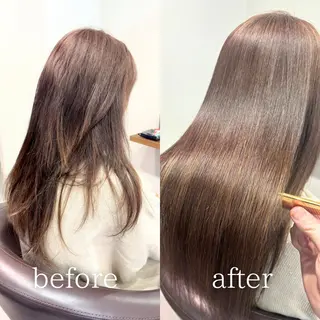 セミロング ROOM所属・髪質改善・縮毛矯正/ 下村陽平のヘアスタイル