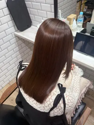 セミロング yuki🤍髪質改善 顔まわり/レイヤーのヘアスタイル