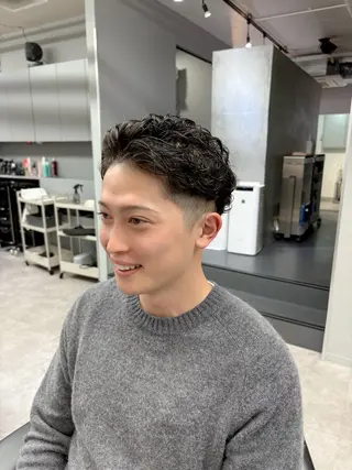 パーマ メンズ 雰囲気似合わせ/ itta𓂃🫧‪のヘアスタイル