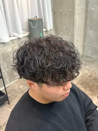 ショート カラー パーマ メンズ 🎧【パーマ師】 SOUMA🎧のヘアスタイル