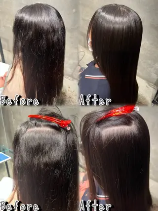 セミロング ENORE 青山店所属・🫧縮毛矯正専門店/ 髪質改善プロ直輝🫧のヘアスタイル