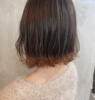 ショート カラー ヘアアレンジ stylist/蛯谷 珠里のヘアスタイル