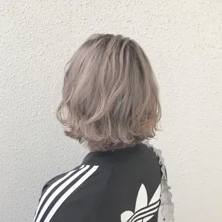 ショート カラー インナーカラー/天神 ブリーチ/吉田のヘアスタイル