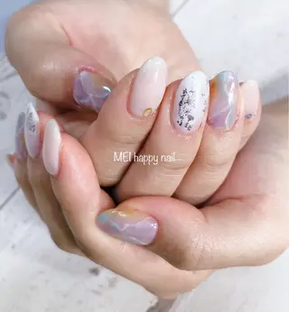 ネイル 北浦和 自爪育成ケアのネイルデザイン