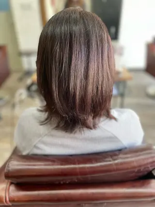 ミディアム カラー HAIR MAKE Avalon 橋本店所属・💎白髪染めも対応 🙆👌山本明菜のヘアスタイル