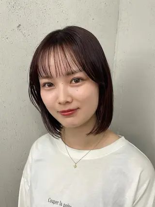 ミディアム arte MAYU カットモデル募集のヘアスタイル