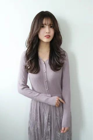 セミロング 上野 蓮斗のヘアスタイル