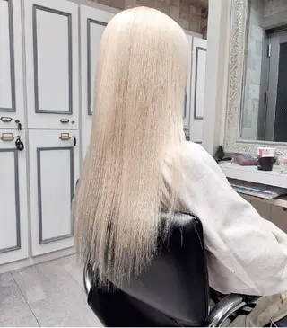 ロング カラー grow上野御徒町【グロウ】所属・ブリーチ・ハイトーン 特化🎉内山のヘアスタイル