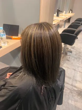 ミディアム 野村 星斗のヘアスタイル