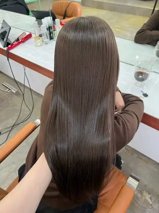 ロング カラー HEW所属・Sanaダブルカラー ✨️パルコ徒歩1分のヘアスタイル