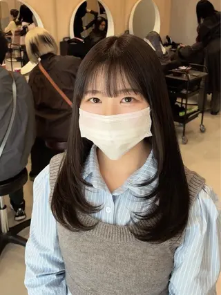 小顔×韓国レイヤー/ 骨格診断/Rikuのヘアスタイル