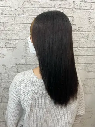 ロング 🪽髪質改善ストレー ト🤍美羽🤍のヘアスタイル