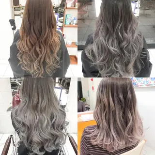 カラー Days 透明感カラーのヘアスタイル