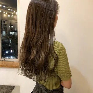 ロング カラー パーマ GO TODAY シェアサロン 原宿本店所属・ボブ/レイヤー/ パーマ/淀川 純のヘアスタイル