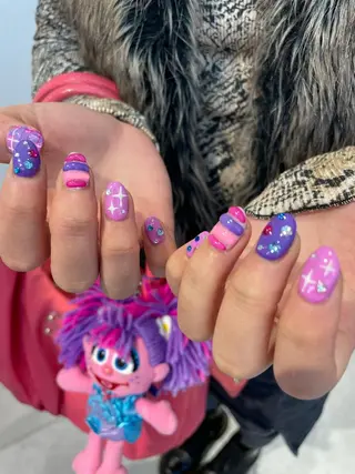 ネイル 🎀ボブ+ハイトーン シュカ👶🏻のヘアスタイル