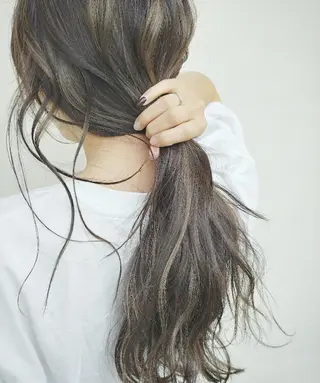 ロング カラー パーマ ヘアアレンジ ペスカ豊崎店　沖縄所属・ショート指名No.1 店長　清水のヘアスタイル