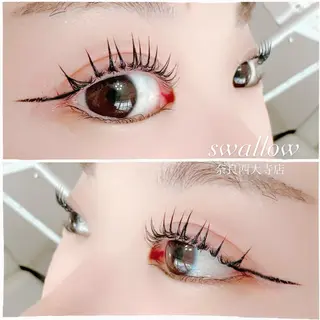 マツエク・マツパ swallow 奈良西大寺店のマツエク・マツパデザイン