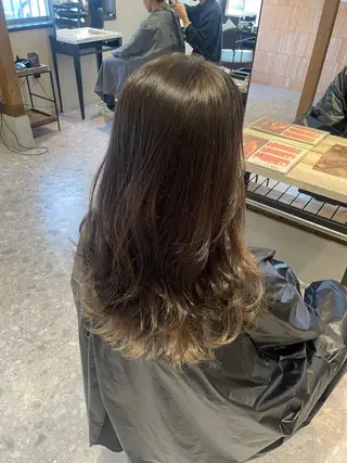 ロング カラー 髪質改善カラー🌈✨ 加藤 愛のヘアスタイル
