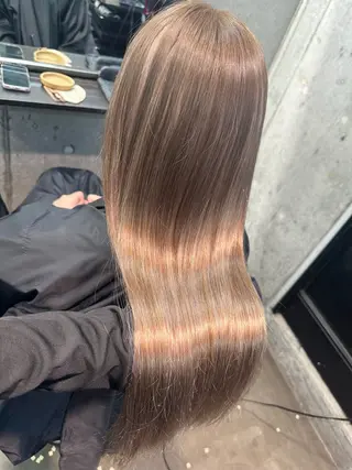 ロング カラー 🫧シールエクステ/ 艶カラー🫧アサミ️のヘアスタイル