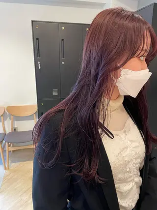 ロング カラー SALOWIN下北沢所属・hazuki 🌝のヘアスタイル