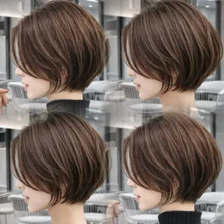 ショート カラー ✨大人美人ショート✨ ウメダナオヤのヘアスタイル