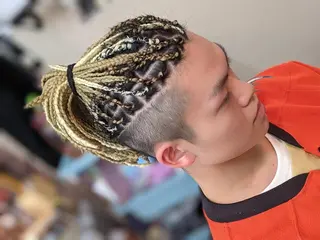 セミロング メンズ ヘアアレンジ scamp ★のヘアスタイル