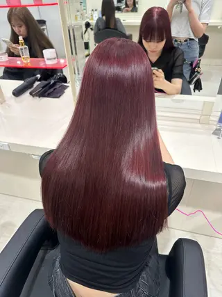 ロング カラー ヘアアレンジ 🎀 yuuka🎀のヘアスタイル