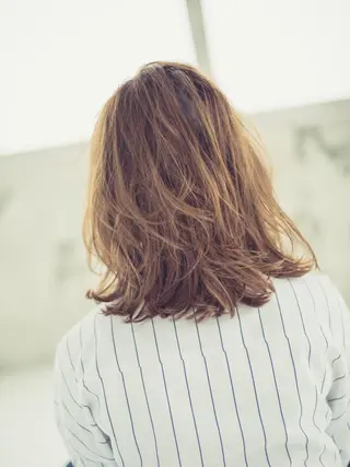 ミディアム Hair space COCO SHIBUYA所属・みなみ ・のヘアスタイル