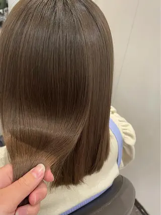 ミディアム ニュアンスネイル/ ボブ/まちゃこのヘアスタイル