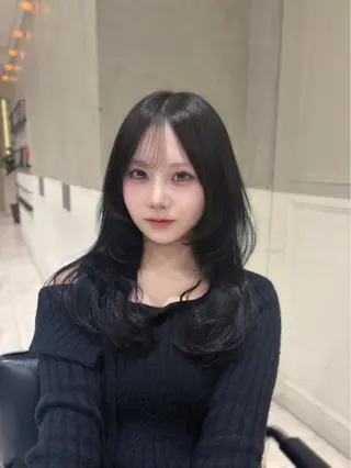 ロング Rino🎀/盛れる 顔周りカット🪽✩のヘアスタイル