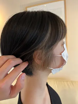 ショート ダメージレス◎東区/ 艶カラー💫/斉藤拓のヘアスタイル