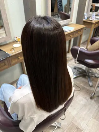 ロング 疋田 有莉のヘアスタイル