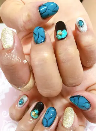 ネイル tRING＊ しいの木台のネイルデザイン