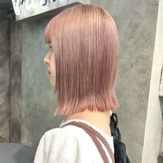 カラー 顔まわり/ボブウルフ 🤍愛唯(めい)のヘアスタイル