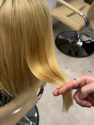 セミロング 透明感カラー/cut モデル募集🪡ハルカのヘアスタイル