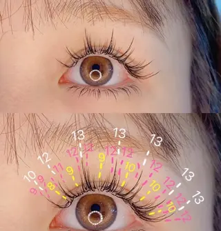 マツエク・マツパ 山田 れいこのマツエク・マツパデザイン