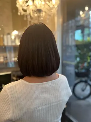 カラー 阿部 麻衣子のヘアスタイル