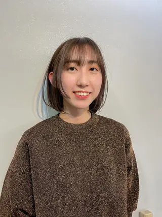 ショート カラー レイヤーパーマ＊ 顔まわり似合わせのヘアスタイル