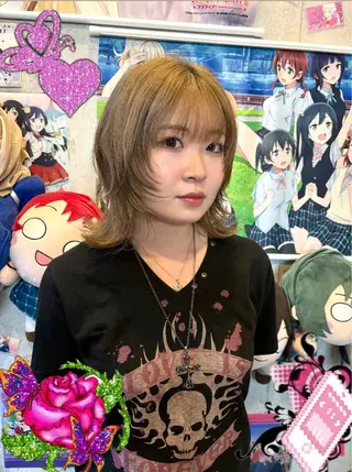 ミディアム 山本 侑茉のヘアスタイル