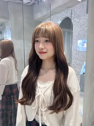 カラー ハイトーン/くすみ カラー seina★のヘアスタイル