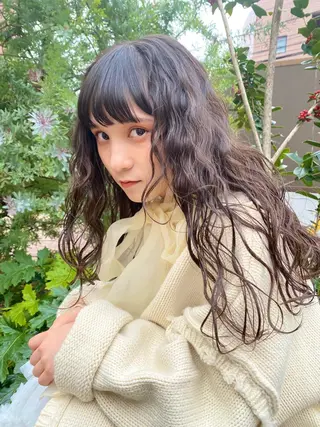 ロング パーマ ビューティー　クララ所属・🌈miu miu hair✂️💕のヘアスタイル