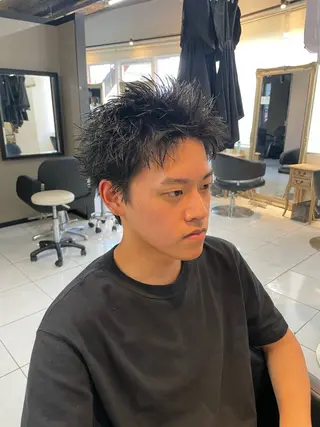 ショート カラー パーマ メンズ 🔥お値段以上🔥 メンズ特化たかひろのヘアスタイル