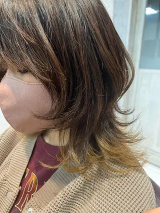 ミディアム 髪質改善✨️レイヤー クボタリョウのヘアスタイル