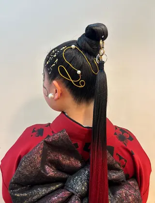 ミディアム MiRI💜地毛級 エクステ✖似合わせ技のヘアスタイル