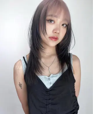 ロング カラー 🧡色落ちまで2度綺 麗なカラー🧡ヨシキのヘアスタイル