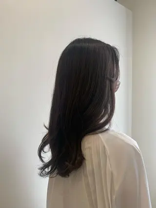 ロング カラー 韓国🇰🇷髪質改善 Chisaki치사키のヘアスタイル