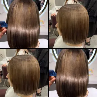 ミディアム カラー ekolu所属・髪質改善･縮毛矯正 特化･ユウシンのヘアスタイル