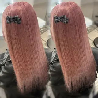 ロング ハイトーン/ミルク ティー🤍reinaのヘアスタイル