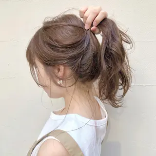 ロング カラー ヘアアレンジ レイヤーカット指名 No.1💖マユカのヘアスタイル