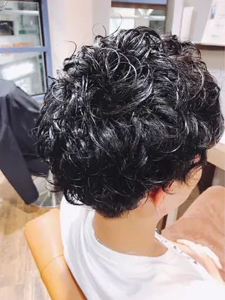 ショート パーマ gu gu hair所属・gu gu hair MATSUのヘアスタイル